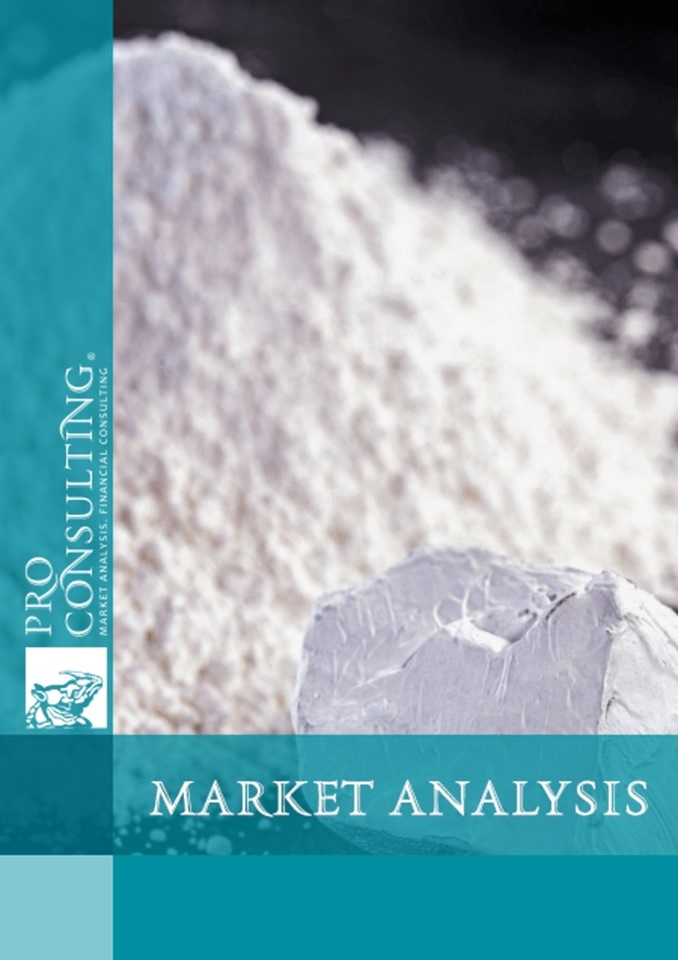 Analysis of the kaolin market in Ukraine. 2021-3 months. 2024